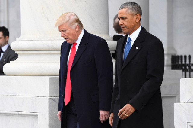 Photo of Formers US Presidents, Donald Trump and Barack Obama